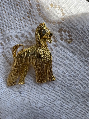 Broche vintage chien - vintage,