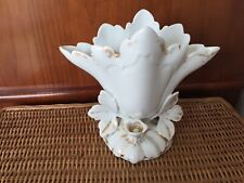 Ancien grand vase de mariée en porcelaine de Paris Napoléon III : 16 X 22 cm