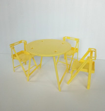Accessoires Barbie Magic Van Mattel #2938 vintage 1989, table et chaises