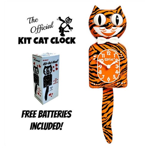 Bengal tiger kit cat clock - kit,