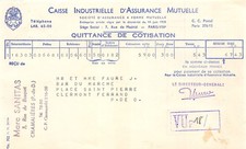 CAISSE INDUSTRIELLE D ASSURANCE MUTUELLE A PARIS - M. FAURE A CLERMONT FERRA