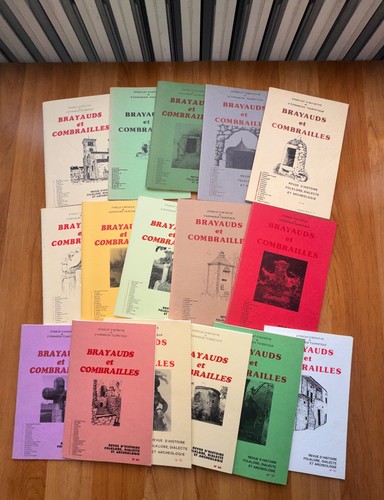 Lot brochures brayauds et - 16,