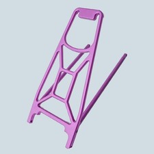 Porte-vélos arrière pliable CNC aluminium adapté aux vélos Brompton