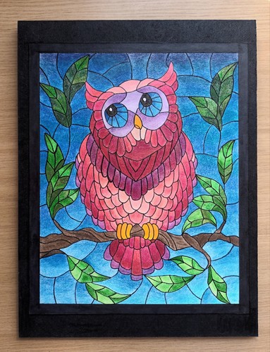 Dessin original hibou - original,
