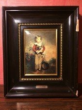 Plaque Ancienne Émaux Sur