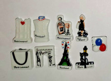 Série complète de 9 fèves