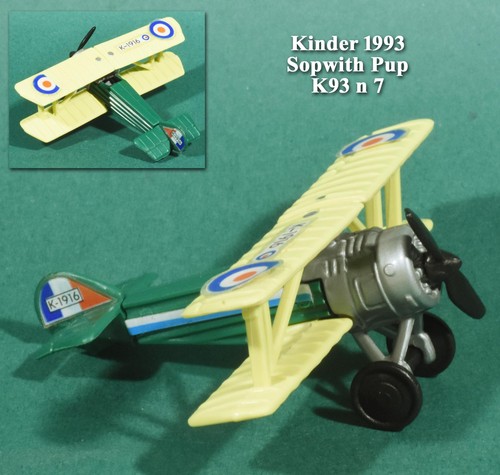 Kinder 1993 sopwith pup ailes - 1993,,