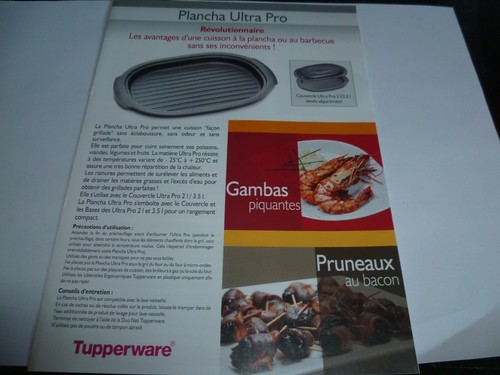 Tupperware neuve fiche double - tupperware,