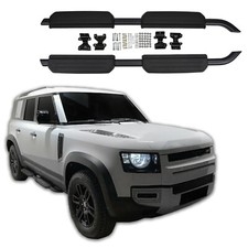 Marche-Pieds Latéraux Marche Pieds Aluminium Pour Land Rover Defender Depuis 201