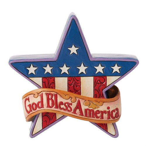 Jim shore mini patriotic - jim, star