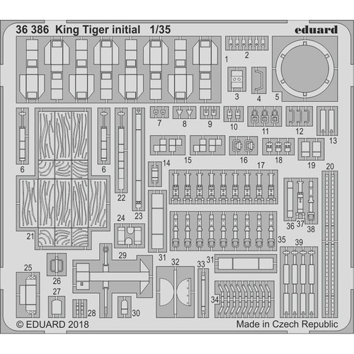 Eduard 36386 king tiger - 36386,