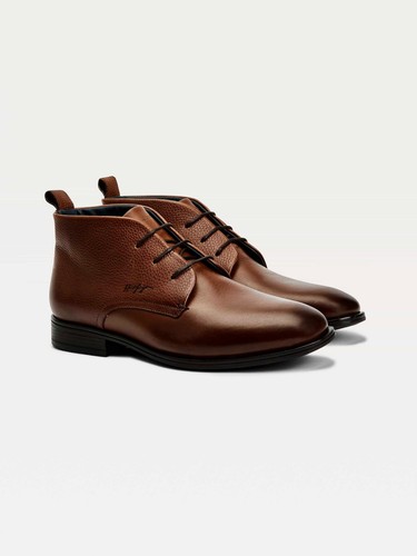Bottines lacets cuir - lacets,