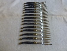 14 FOURCHETTES LAGUIOLE FACON CORNE NEUF