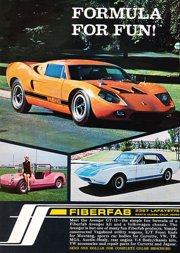 1968 fiberfab kit cars avenger - cars,