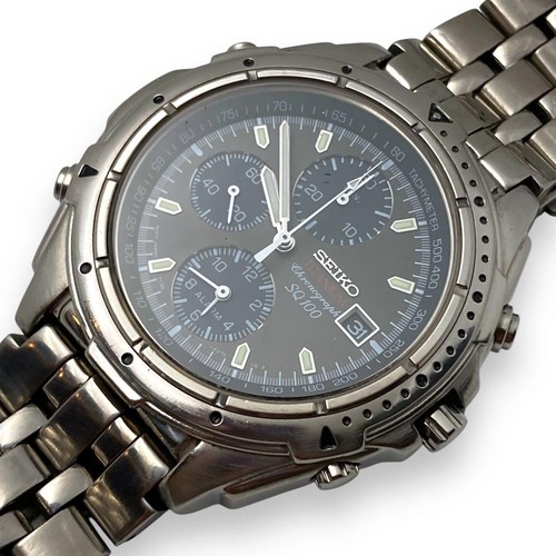 Chronographe seiko 7t32 7c40 - seiko, 7t32-7c40