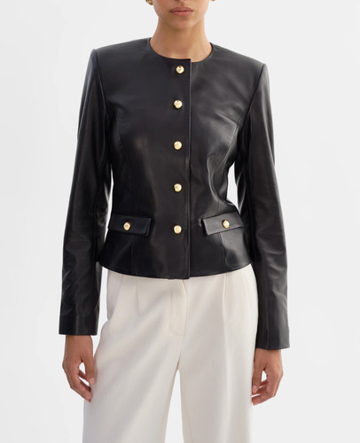 Veste cuir femme - veste, en