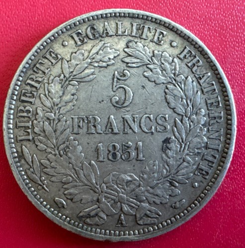 Francs cérès 1851 argent - francs,
