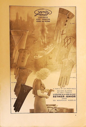 Ancienne publicite gants - publicite,