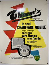 THERM'X le seul chauffage mobile Thermixine BP affiche originale  vers 1950