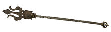 Khatvanga trishu Baton de ceremonie tantrique sceptre rituel Chamane 57 cm #9411