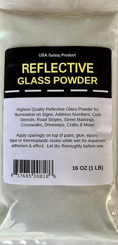 Reflective glass powder lb - powder, (1