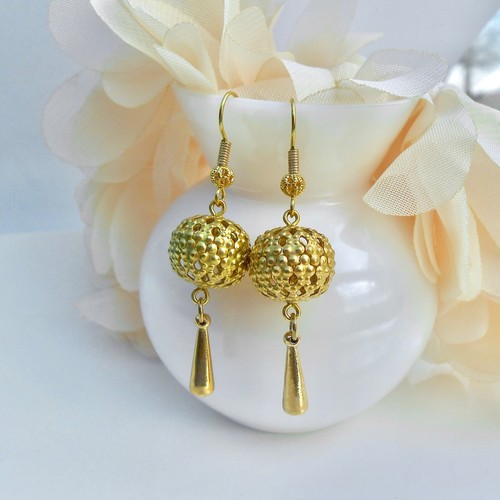 Boucles oreilles rétro - boucles,