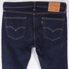 Hommes Levi's 519 EXTREME SKINNY Ajusté Élasthanne Bleu Jeans W34 L32