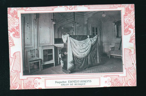 Vieux papiers menu paquebot - papiers,