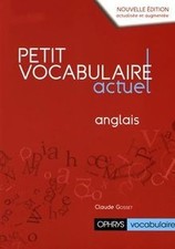 Petit vocabulaire actuel