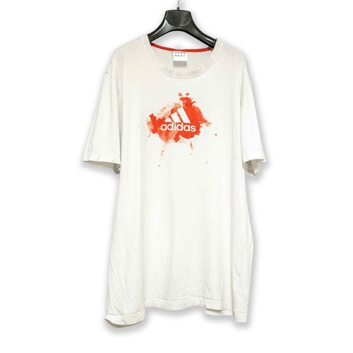 Shirt adidas vintage blanc - t-shirt,