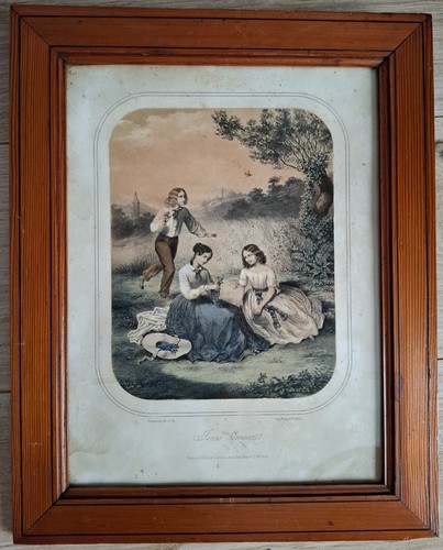 Lithographie ancienne jours - lithographie,