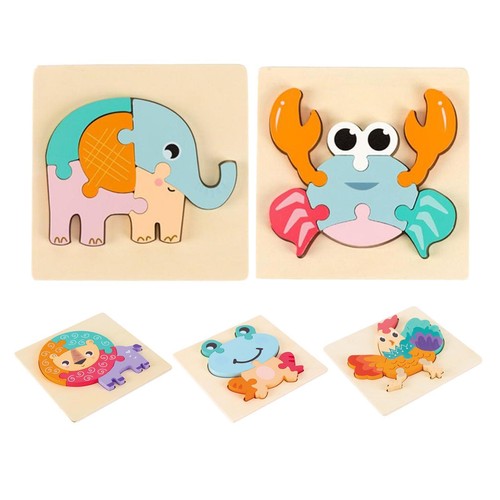 Bois puzzles dinosaure - en,