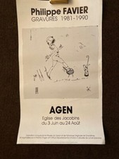 Affiche "Philippe FAVIER"