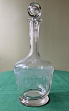 Carafe cristal gravé - en,