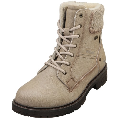 Bottines femme mustang - femme, ivoire
