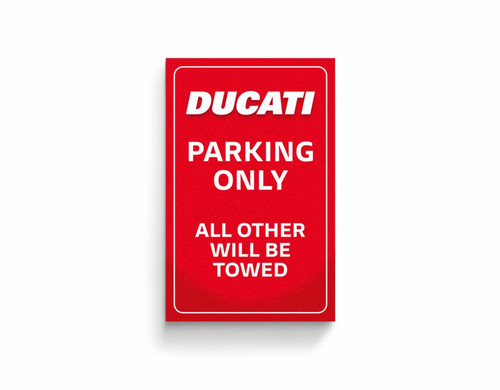 Ducati parking only - parking,