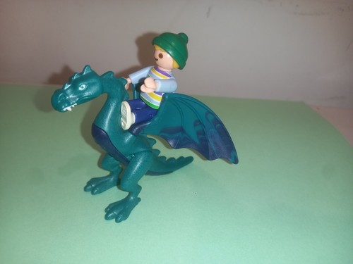 Playmobil enfant dragon - , vert
