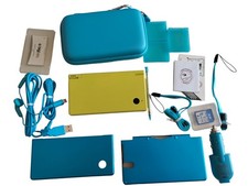 Console Nintendo Dsi Vert pomme import japon + accessoire cable carte sd stylet 