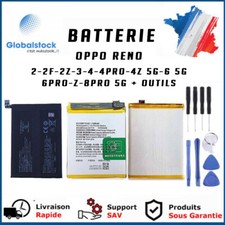 BATTERIE OPPO RENO 2-2F-2Z-3-4-4PRO-4Z 5G-6 5G-6PRO-Z-8PRO 5G + OUTILS