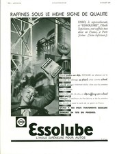 Publicité ancienne huile pour