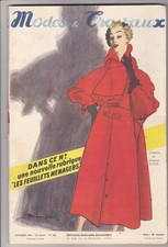 magazine Modes et Travaux  1952 octobre sous-vêtements de Françoise