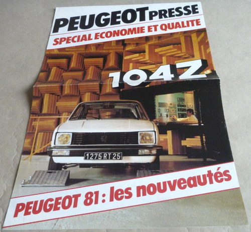 1981 peugeot 104z - 305, 505