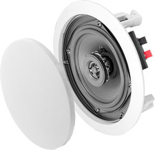 OSD 5.25" in Ceiling Stereo Speaker Pair 100W 2-Way, Pivoting Tweeter, Paintable