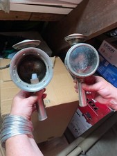 2 Anciennes lampes de calèche / lanternes à bougie / FIACRE