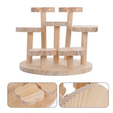  Présentoir De Figurines Succulentes Porte Plante Bois Stand Jardin