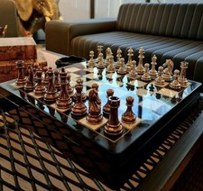 Jeu d'échecs de luxe avec