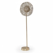 Lampadaire doré soleil