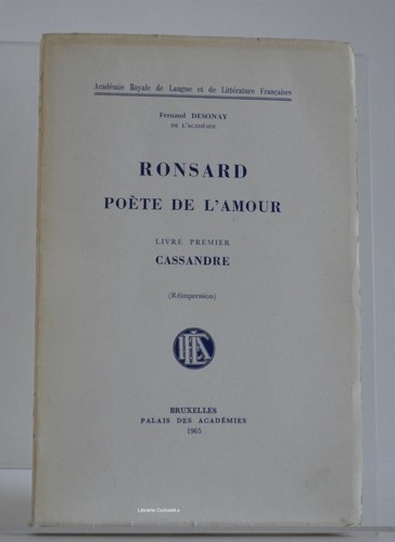 Ronsard poète amour 3 - l'amour, (3