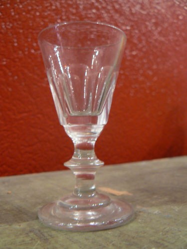 Ancien verre vin - vin,