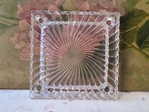 Ancien dessous plat cristal - de,